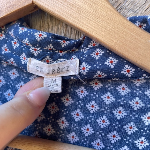 En Crème Bohemian Patchwork Blouse - Picture 7 of 8